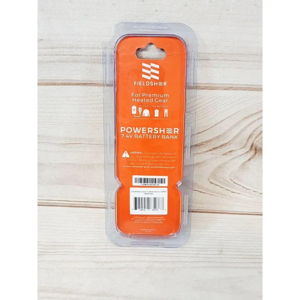 Fieldsheer Mobile Warming 7.4v Powersheer Standard Capacity Battery & Cable NEW